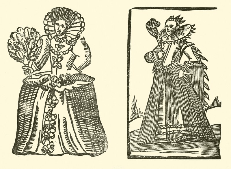 Ilustración para The Roxburghe Ballads (xilografía) de (after) English School