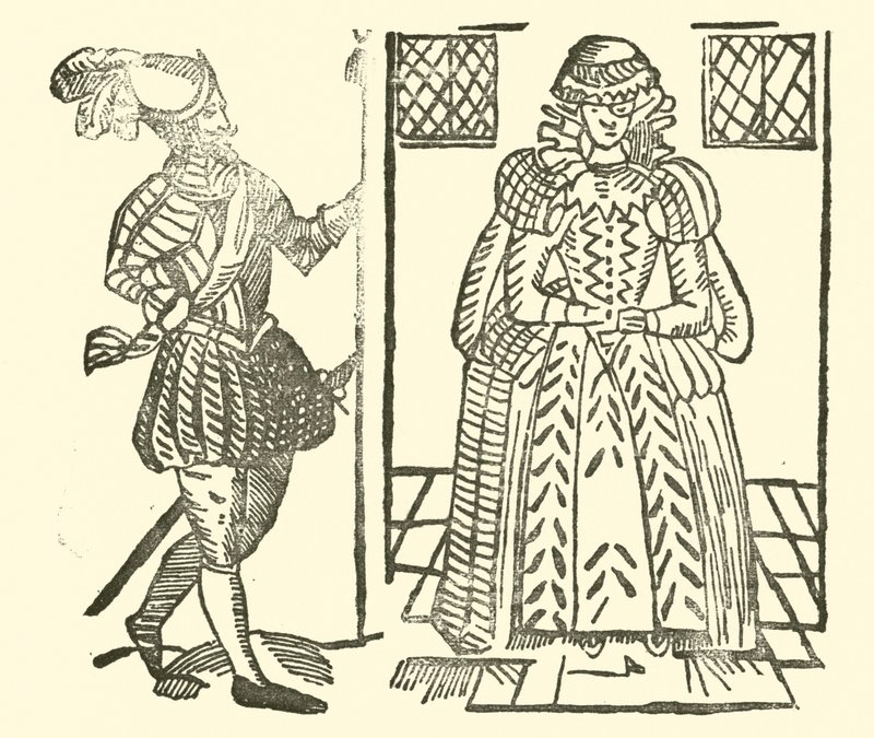 Ilustración para Las Baladas de Roxburghe de (after) English School