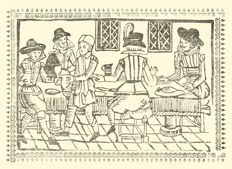 Ilustración para Las Baladas de Roxburghe de (after) English School