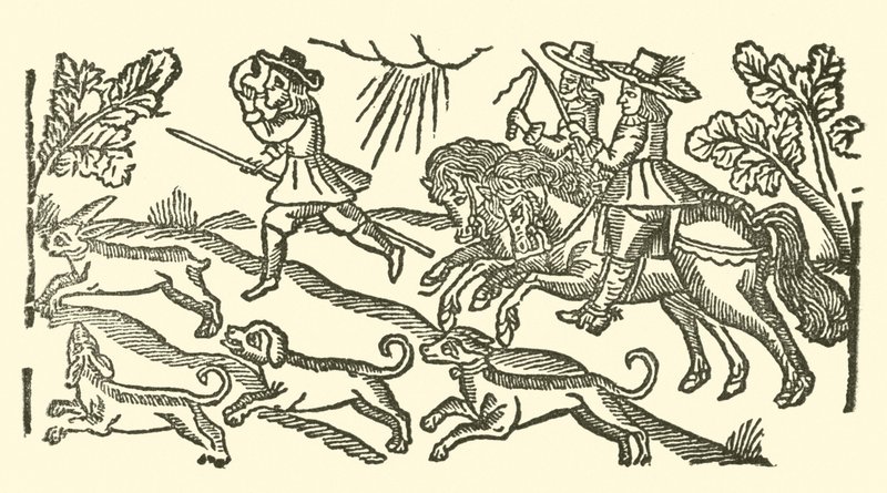 Ilustración para The Roxburghe Ballads de (after) English School