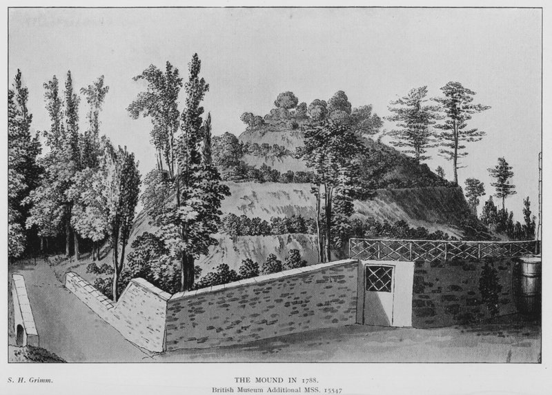 Marlborough, El Montículo en 1788 de (after) English School