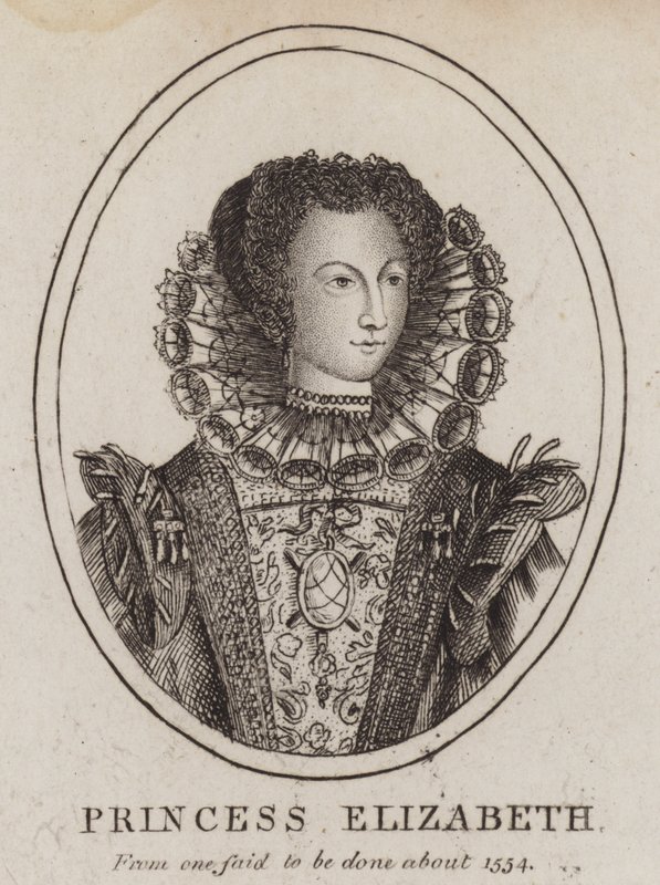 Princesa Isabel, hija del Rey Enrique VIII y Ana Bolena de (after) English School