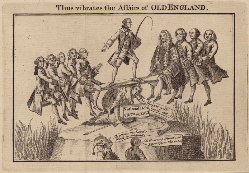 Así vibran los asuntos de la vieja Inglaterra (grabado) de (after) English School