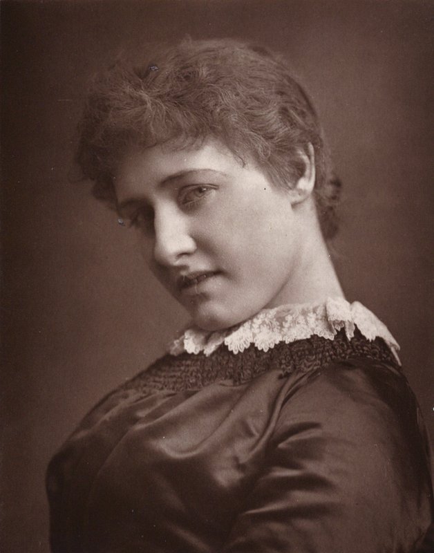 Srta. Mary Rorke (foto b/n) de (after) English photographer