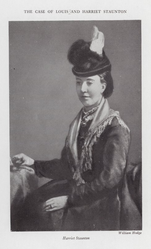 El caso de Louis y Harriet Staunton (litografía) de (after) English photographer