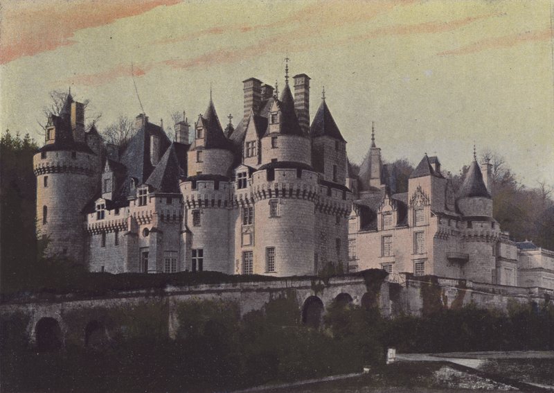 Castillo de Usse (foto en color) de (after) French Photographer