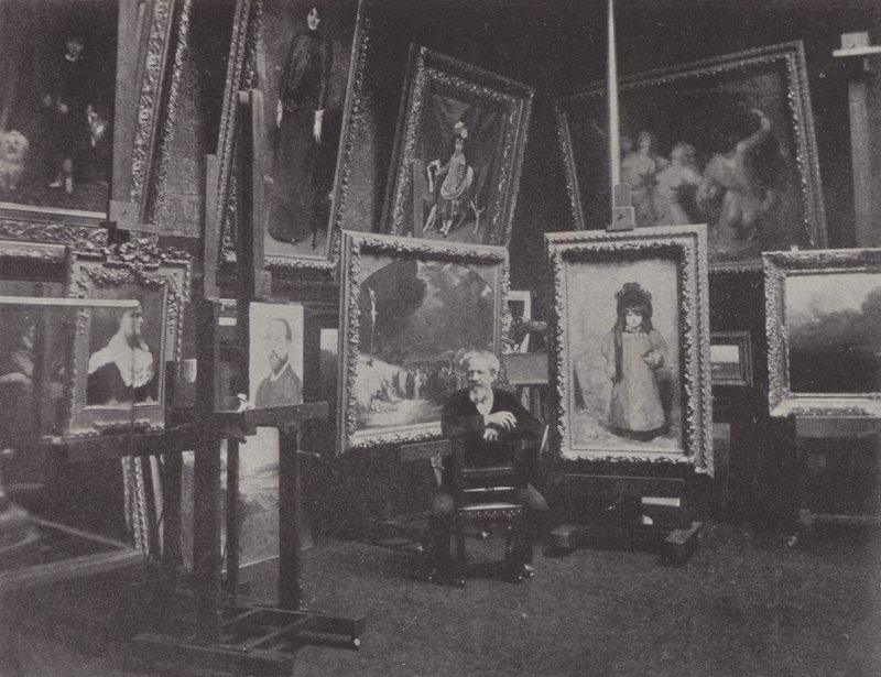 Carolus-Duran en su estudio de (after) French Photographer