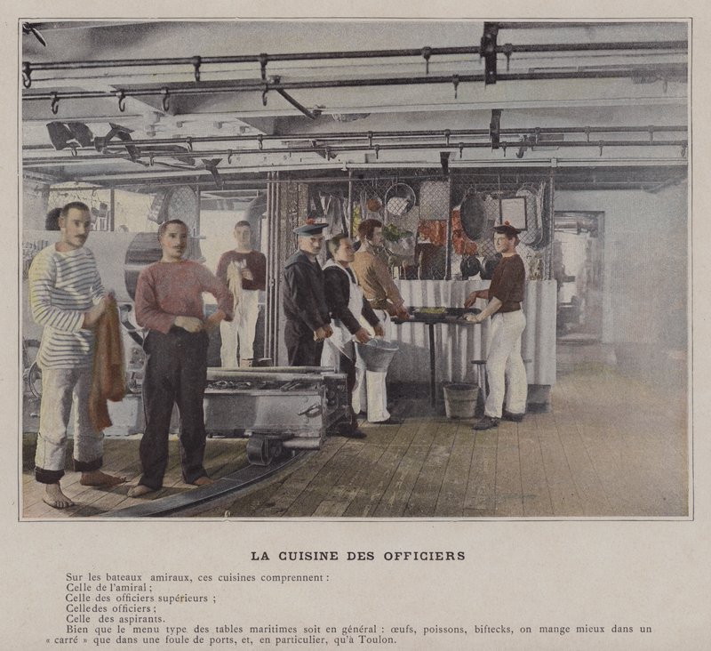 La cocina de los oficiales de (after) French Photographer