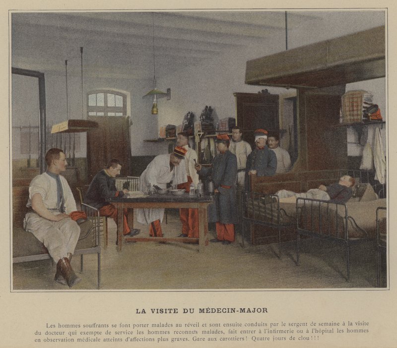 La Visita del Médico Mayor de (after) French Photographer