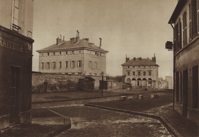 La barrera de Italia en 1866, con los Pabellones de Ledoux de (after) French Photographer