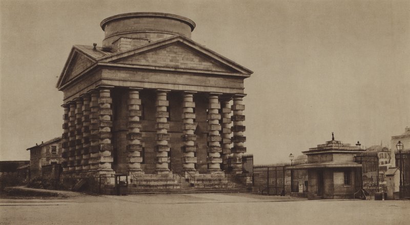La barrera de la Estrella en 1860, con el Pabellón de Octroi de Ledoux de (after) French Photographer