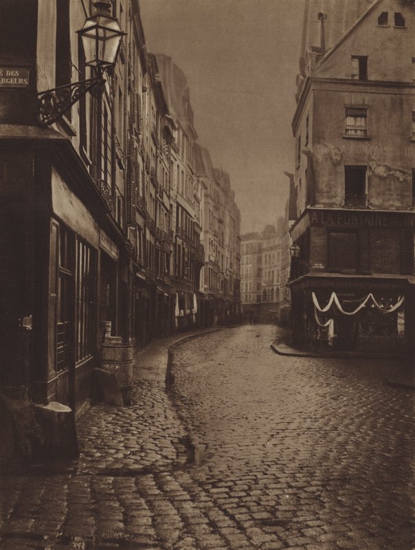 La calle Saint-Honoré, tomada desde el cruce de las calles de la Lingerie y de los Dechargeurs de (after) French Photographer