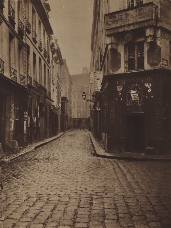 La calle del Horno-Saint-Honoré, esquina de la calle de Vannes de (after) French Photographer