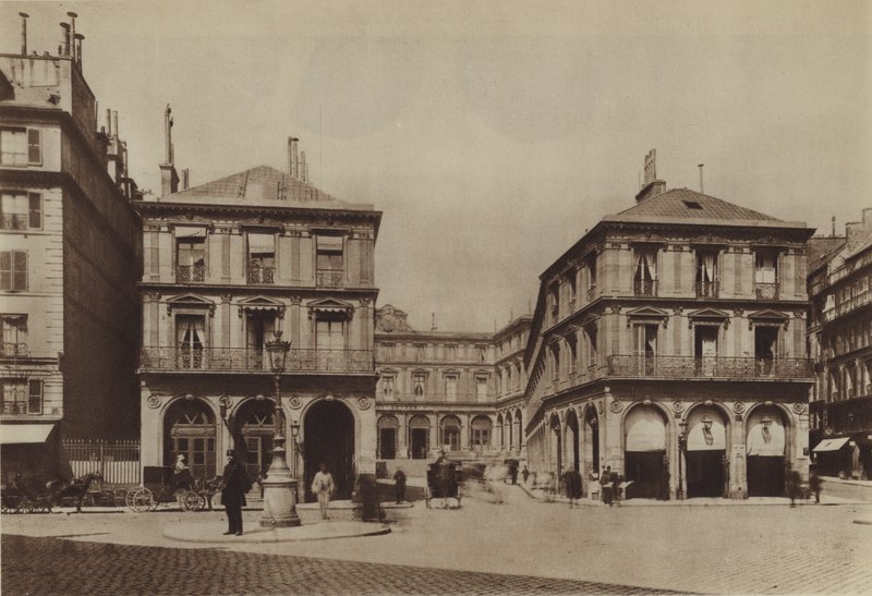 La antigua estación Saint-Lazare (foto en blanco y negro) de (after) French Photographer