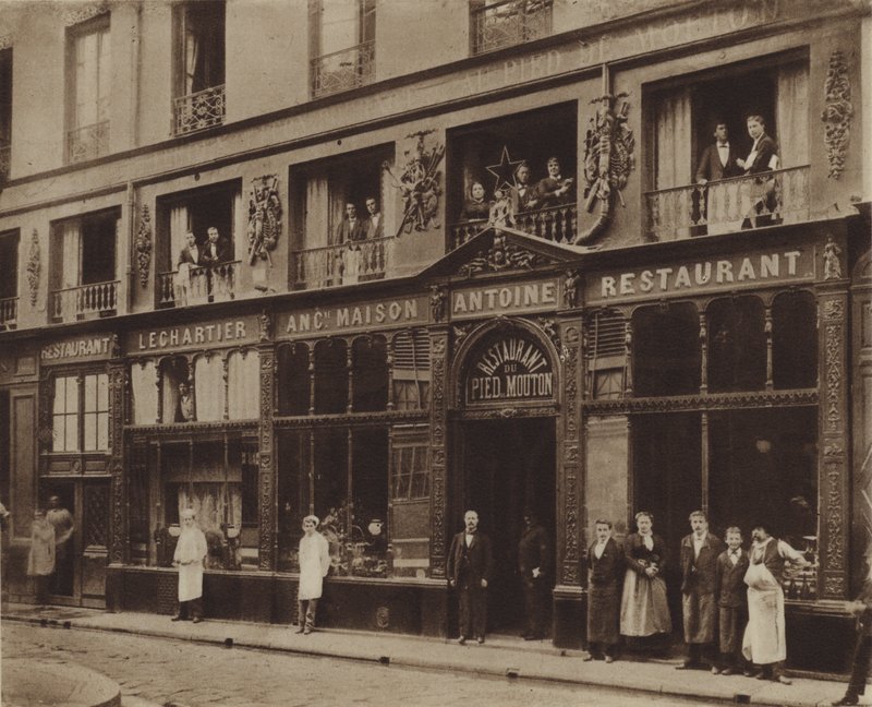 El restaurante del Pie de Cordero, calle Vauvilliers de (after) French Photographer