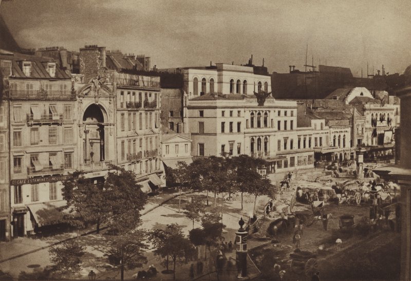 Los teatros del "Boulevard del Crimen" de (after) French Photographer