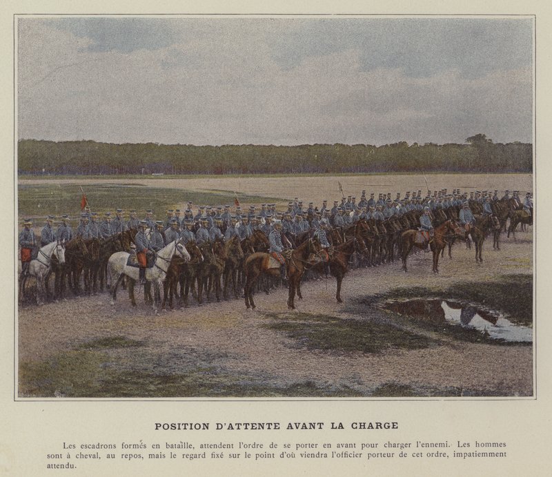 Posición de espera antes de la carga (foto coloreada) de (after) French Photographer