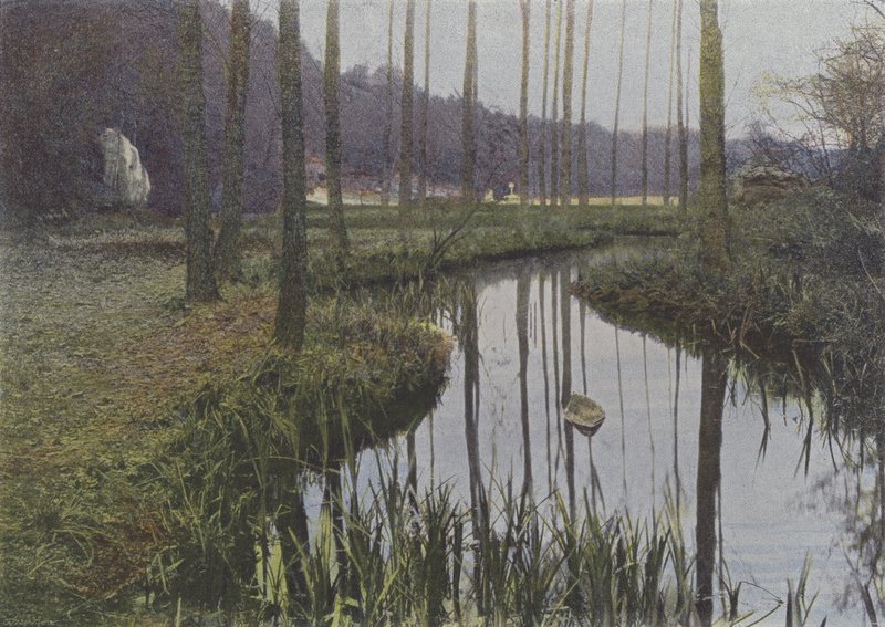 Vaux de Cernay, Le Ruisseau (foto coloreada) de (after) French Photographer