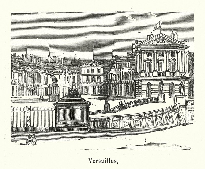 Versalles (grabado) de (after) French School