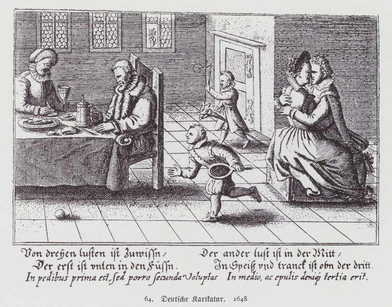 Caricatura alemana de (after) German School