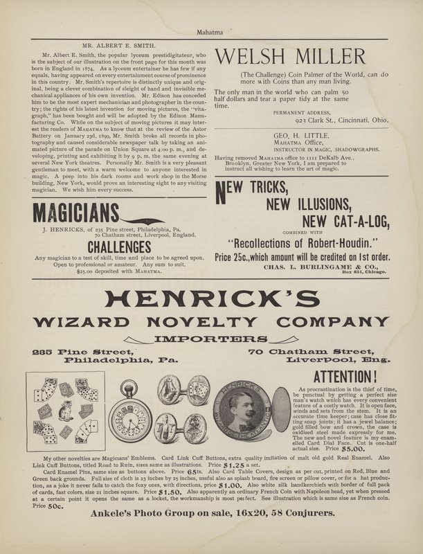 Anuncios de magia de American School