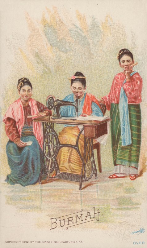 Máquina de coser, Birmania de American School