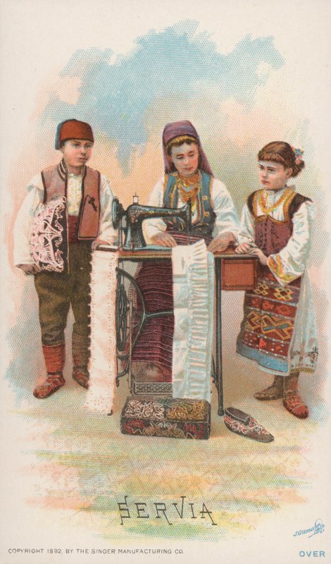 Máquina de coser, Serbia de American School
