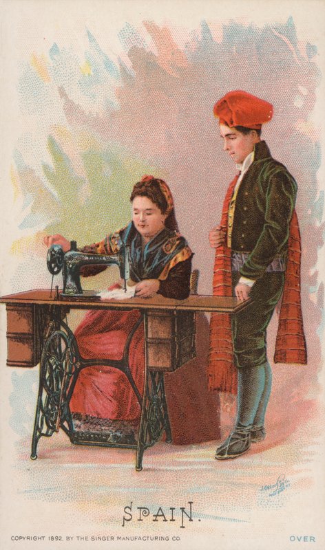 Máquina de coser, España de American School