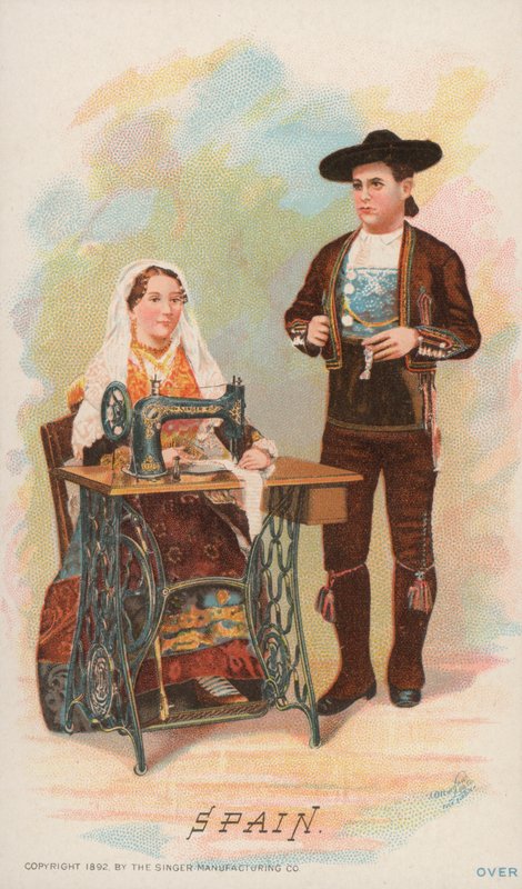 Máquina de coser, España de American School
