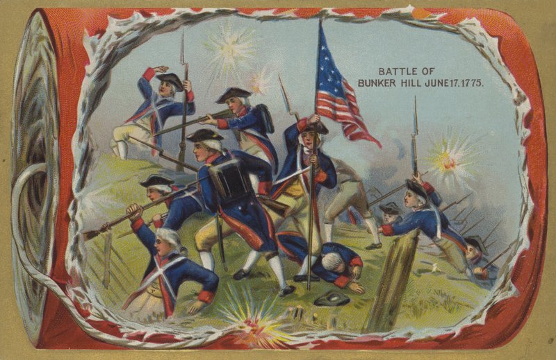 La batalla de Bunker Hill, 17 de junio de 1775 de American School