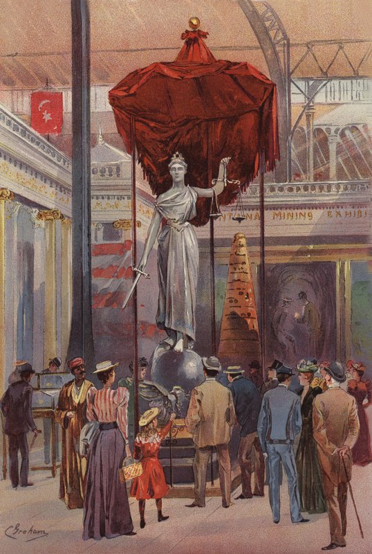 La Estatua de Plata, Exhibición de Montana de American School