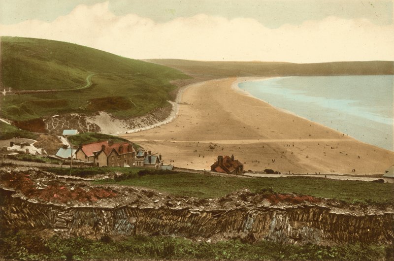 Woolacombe, las arenas desde Mortehoe de English Photographer