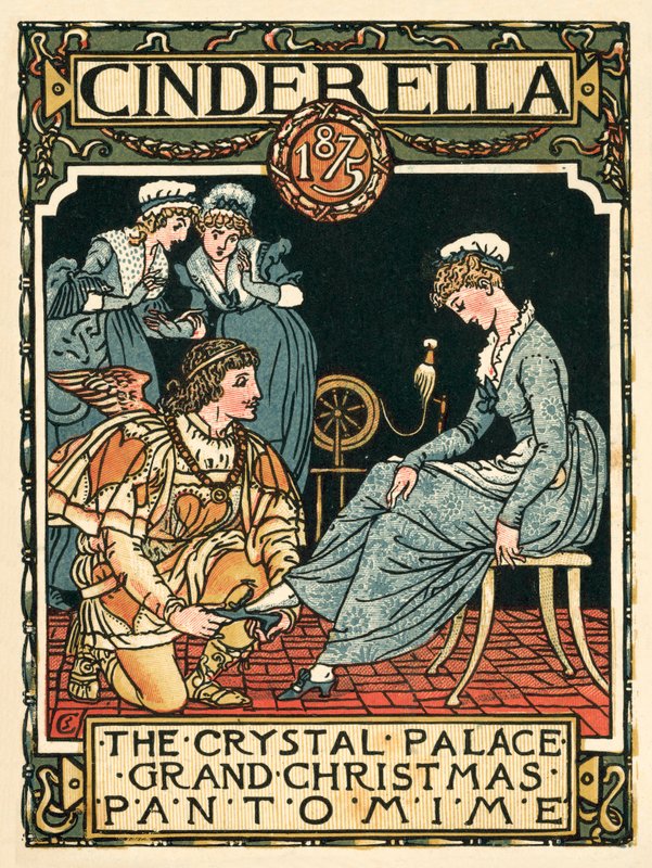 Cenicienta, Gran Pantomima de Navidad del Crystal Palace, 1875 de English School