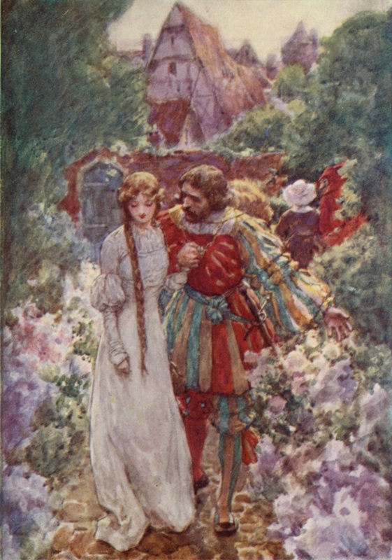 Fausto y Margarita en el jardín de English School