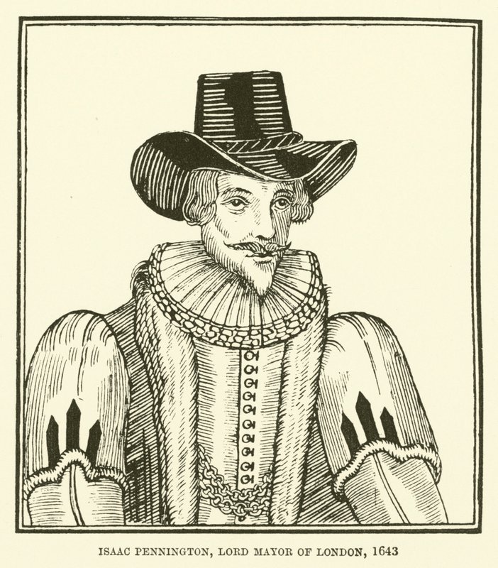 Isaac Pennington, alcalde de Londres, 1643 de English School