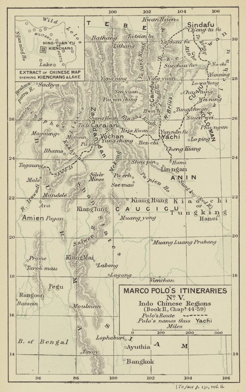 Itinerarios de Marco Polo No V, Regiones Indochinas de English School