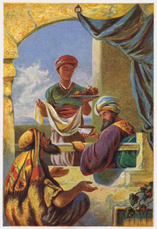 Parábolas de Jesucristo: Lázaro en la puerta de English School