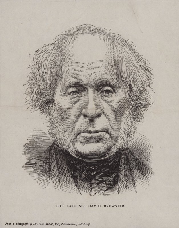 Sir David Brewster, físico, matemático y astrónomo escocés de English School