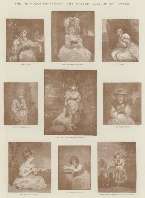 El centenario de Reynolds, las obras maestras de Sir Joshua de English School