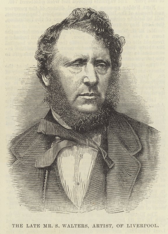 El difunto Sr. S Walters, Artista, de Liverpool de English School