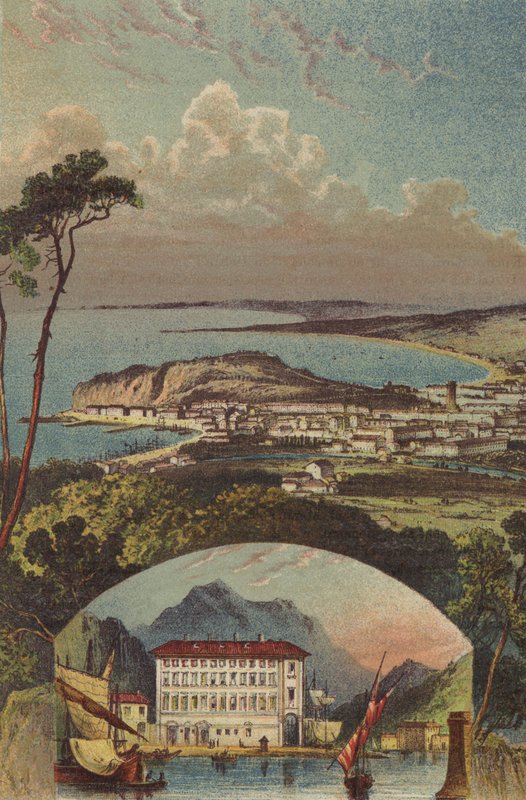 Vista de Niza, La casa en la que nació Garibaldi en Niza de English School
