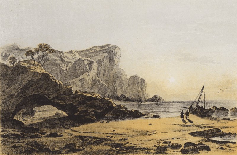 Vista de la costa de Sleat, Isla de Skye de English School