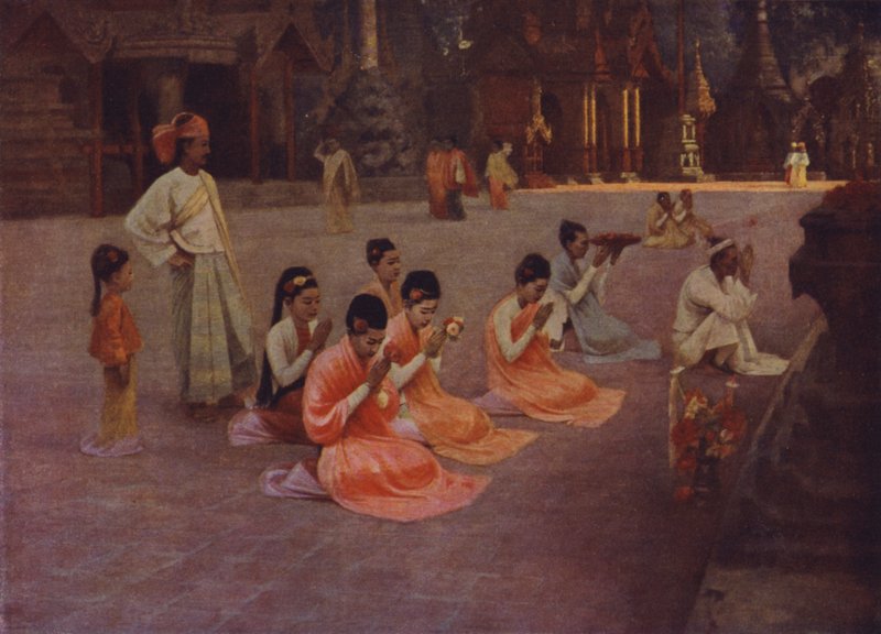 Adoración en la Pagoda de English School