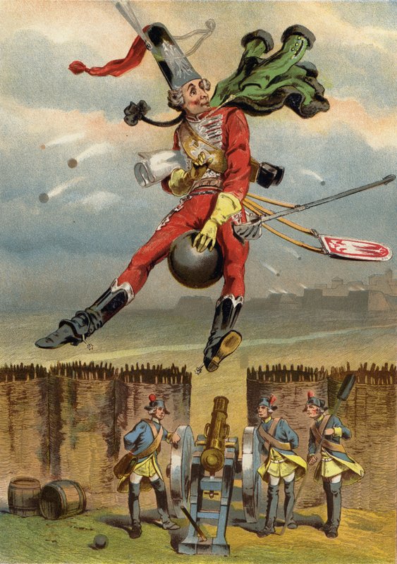 Ilustración para Las aventuras del Barón Munchausen de European School