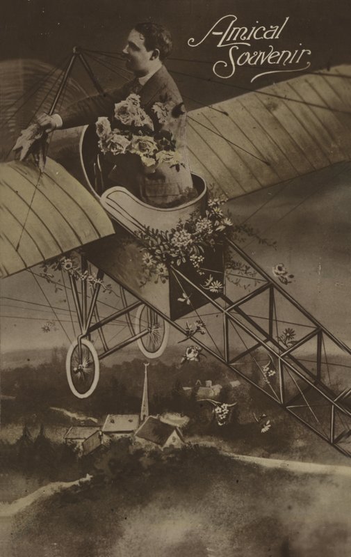Avión lleno de flores de French Photographer