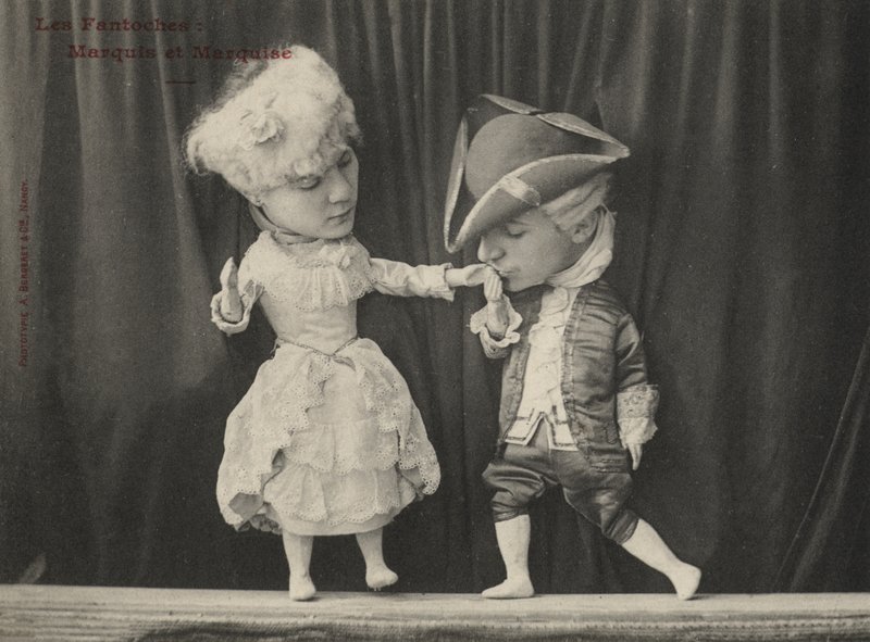 Marioneta Marqués y Marquesa de French Photographer