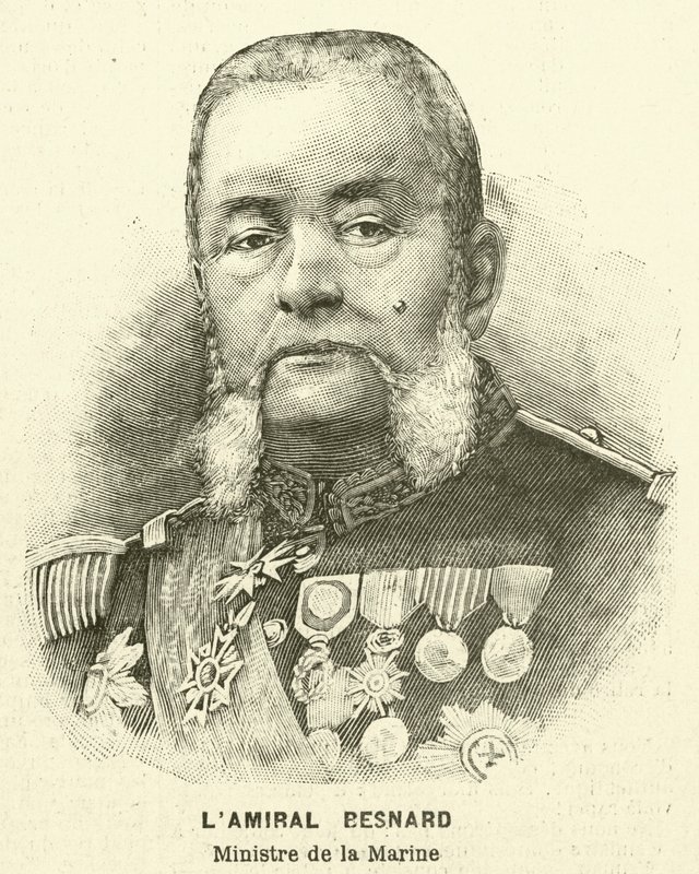 Almirante Besnard, Ministro Naval Francés de French School
