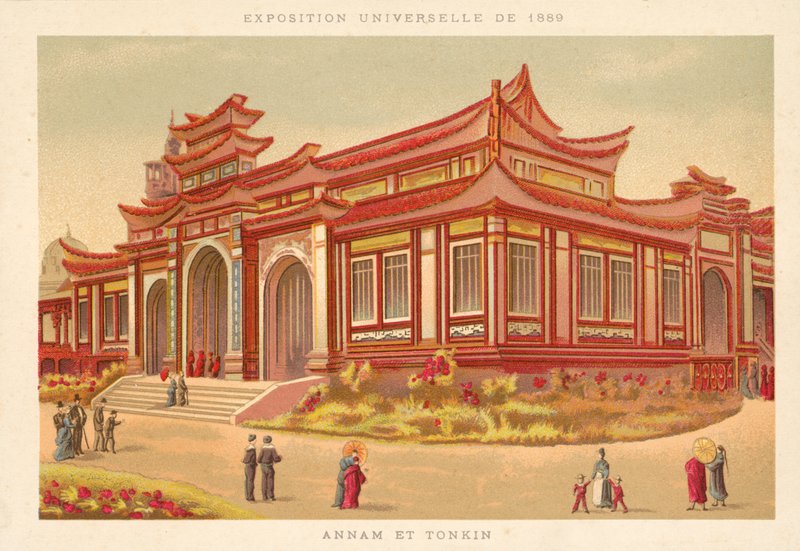 Annam y Tonkín, Exposición Universal 1889, París de French School