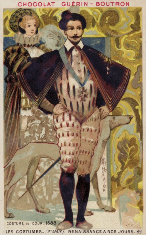 Vestido de corte, 1588 de French School