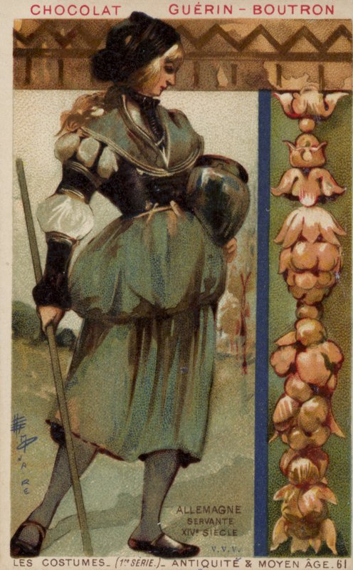 Sirvienta alemana, siglo XIV de French School